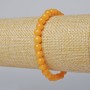 Armband Citrien gladde kraal, diameter 6,5mm+-, lengte 18cm+- (stretch)