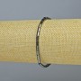 Hematite Bracelet - Cylindrical, Black Color, Diameter 5×3 mm, Length 18 cm ± (stretch)