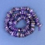 Amethistchips 10×4 mm ± aan draad, lengte 40 cm+