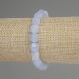 Armband Aquamarijn gefacetteerde kubus, diameter 9mm+-, lengte 18cm+- stretch