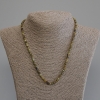 Kralenketting Grossulariet (groene granaat) facetterde kubus 4×4 mm ±, lengte 50 cm ± met slot