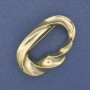 Broche Accent goudkleurig metaal 50×33 mm+