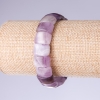 Amethyst Link Bracelet 15×11 mm on Elastic