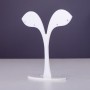 Sieradenstandaard wit kunststof, hoogte 7 cm, breedte 7 cm