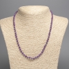 Ketting van natuurlijke steen fosfosideriet met gefacetteerde kubusjes, diameter 4×4 mm, lengte 48 cm +