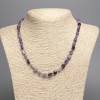 Kralenketting van charoiet, facetkralen, diameter 8×6 mm, lengte 50 cm+