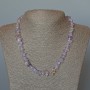 Ketting Ametrien natuursteen chips, diameter 8x3mm+-, lengte 48cm+